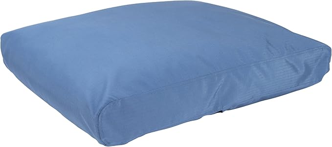 K9 Ballistics Tough Rectangle Pillow XL Dog Bed - Removable Cover, Washable, Durable & Water Resistant Dog Bed Made for X-Large Dogs 54"x38", Blue Quartz