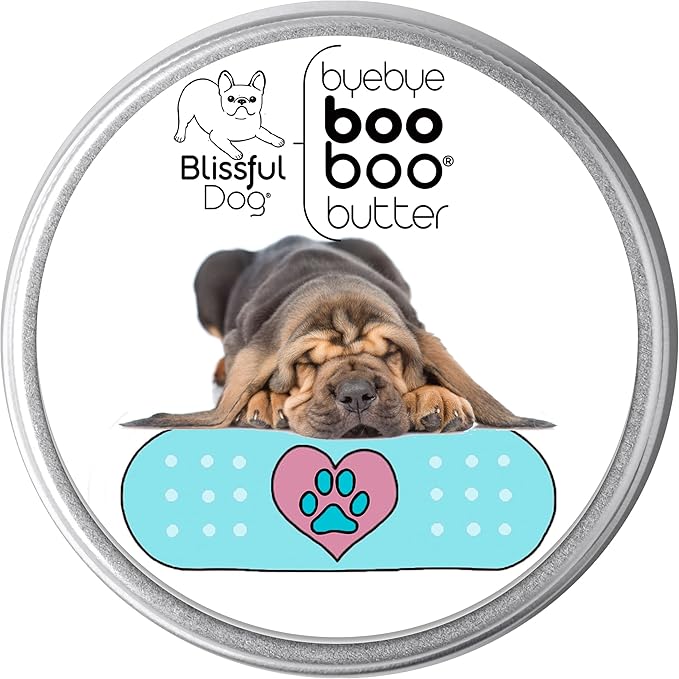 The Blissful Dog 1 oz TIN Bloodhound Booboo Butter