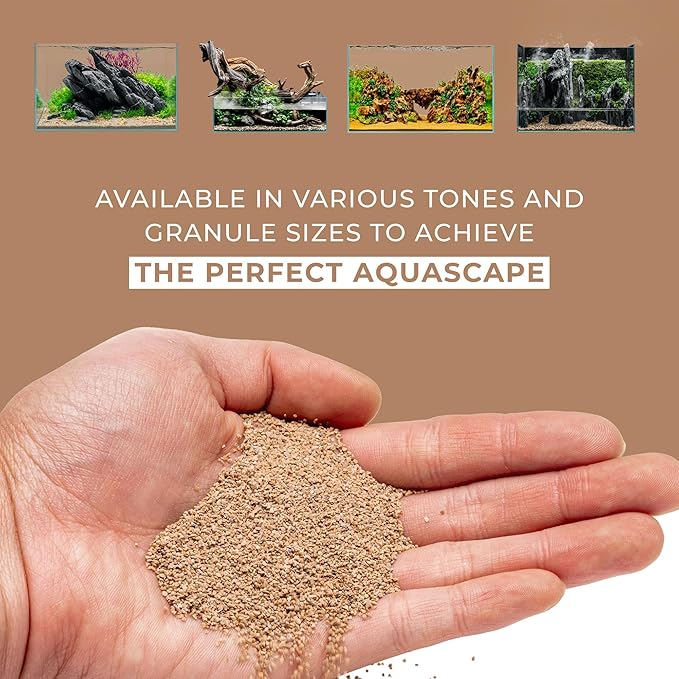 Ultum Nature Systems Controsand Mojave Aquarium Sand (3L) - Freshwater Tank Substrate for Live Shrimp & Planted Aquariums