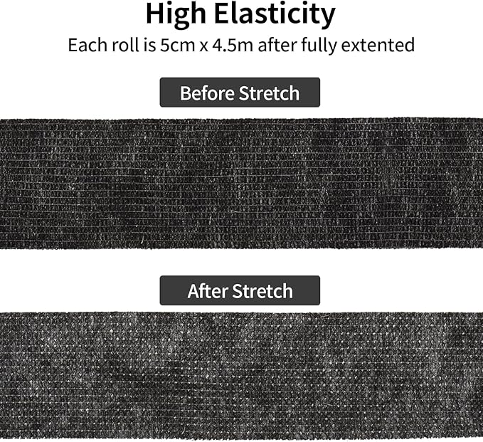 Self Adhesive Bandage Wraps 2 Inch x 5 Yards Athletic Tape Elastic Bandage Wrap for Wrist Ankle Finger Sports Tape Pet Vet Wrap for Dogs Breathable Cohesive Bandage, 12 Pack