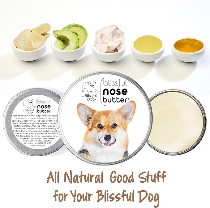 The Blissful Dog Corgi Unscented Nose Butter, 1-Ounce