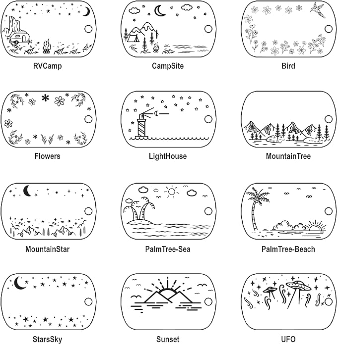 Personalized Dog Tag with 5 Lines of Custom Deep Engraved Durable Stainless Steel Pet ID Name Tag Designer Regular Size Rectangle