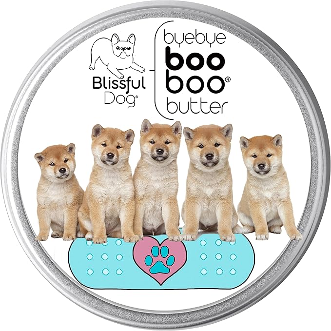 The Blissful Dog 1 oz TIN Shiba Inu Booboo Butter