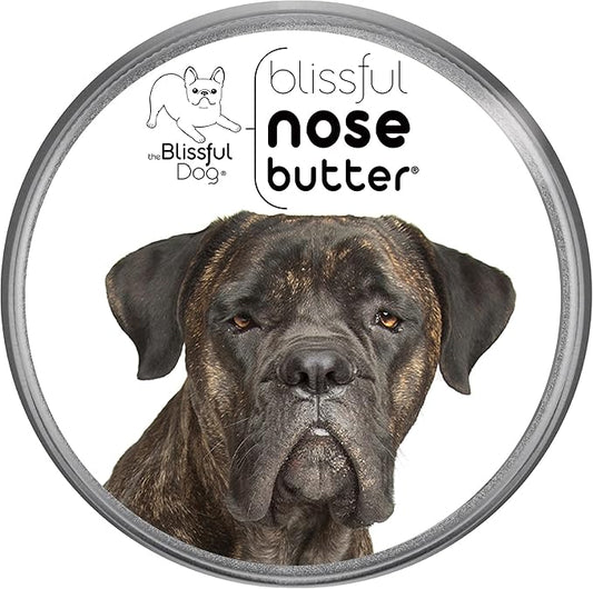 The Blissful Dog Cane Corso Nose Butter for Dry, Cracked Skin, Lick-Safe Dog Nose Balm with Moisturizing Shea Butter, Almond, Olive, and Essential Oils, Pet Supplies, Uncented, 2 oz.