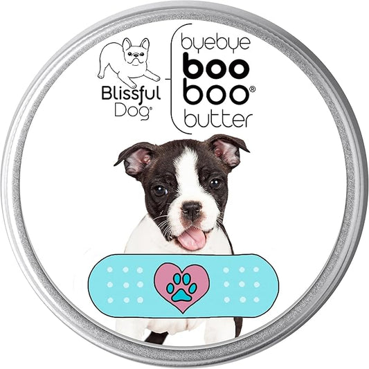 The Blissful Dog 1 oz TIN Boston Terrier Booboo Butter