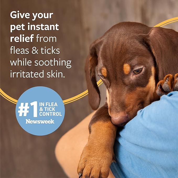 Veterinary Formula Flea and Tick Shampoo for Dogs and Cats, 1 Gallon – Dog and Cat Flea Shampoo with Pyrethrum to Kill Fleas, Ticks On Contact – Cleanses and Exfoliates