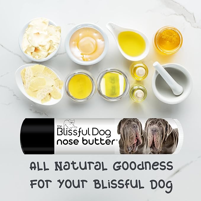 The Blissful Dog Neapolitan Mastiff Unscented Nose Butter - Dog Nose Butter, 0.50 Ounce