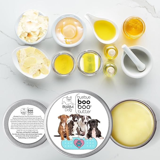 The Blissful Dog Staffordshire Pitbull Terrier Boo Boo Butter, 16 oz.
