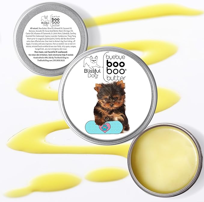 The Blissful Dog 2 oz TIN Yorkshire Terrier Booboo Butter