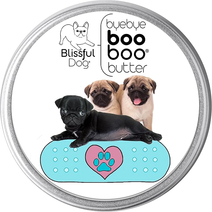 The Blissful Dog 2 oz TIN Pug Booboo Butter