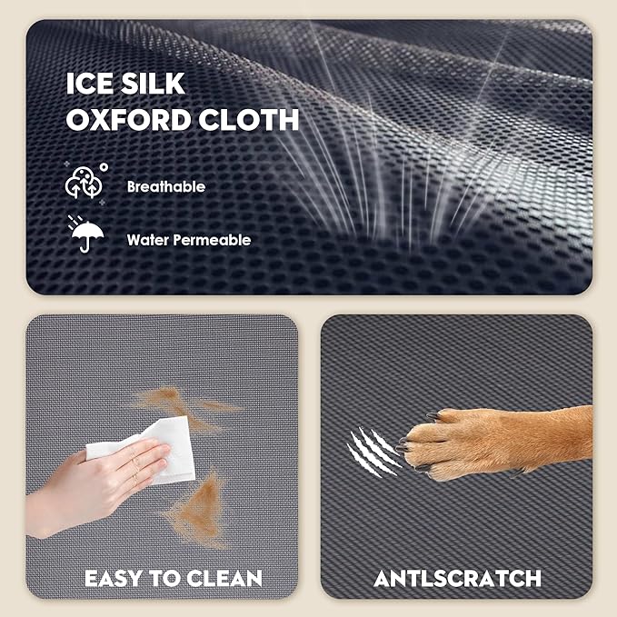 Elevated Dog Bed Raised Dog Bed Outdoor for Large Medium Size Dogs Place Bed Easy Clean Breathable, Comfortable,Rugged Durable Raised Pet Bed Up to 130 lbs,42in