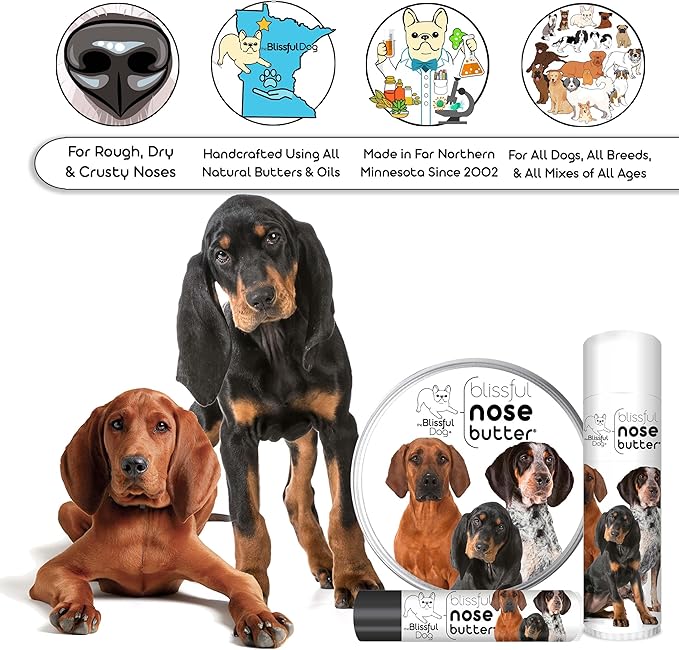 The Blissful Dog Coonhound Unscented Nose Butter, 0.15-Ounce,UNSC-COONHOUND-15oz