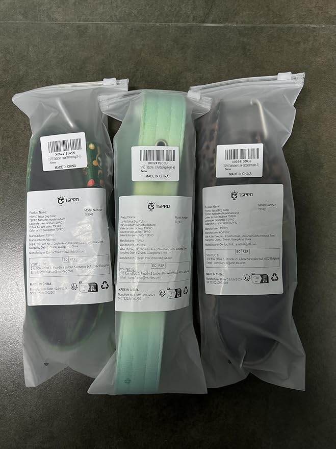 TSPRO Tactical Dog Collar 1.25 Inch Wide Thick Dog Collars with Heavy Duty Metal Buckle, Durable, Strong, Adjustable for Small Dogs (Constellation Purple S)