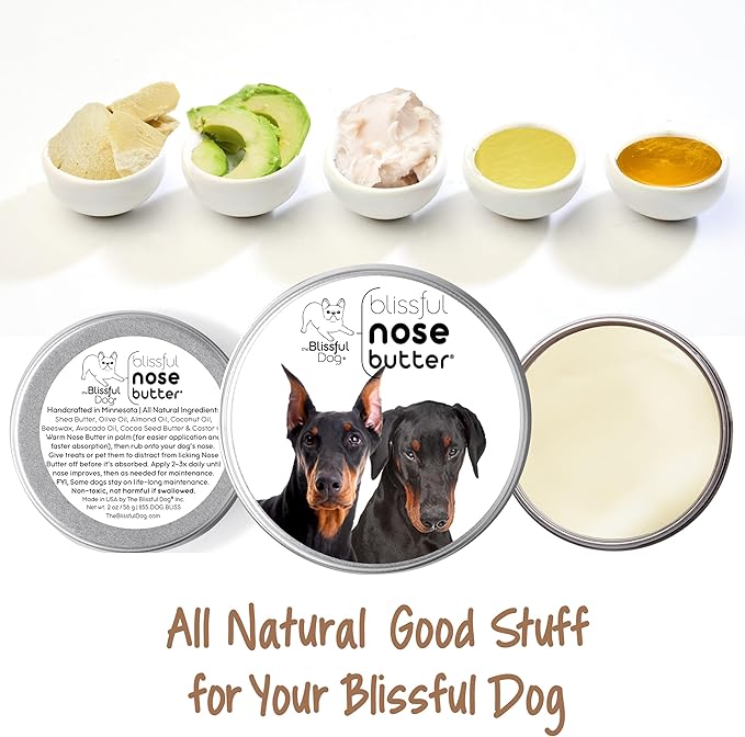 The Blissful Dog Doberman Unscented Nose Butter