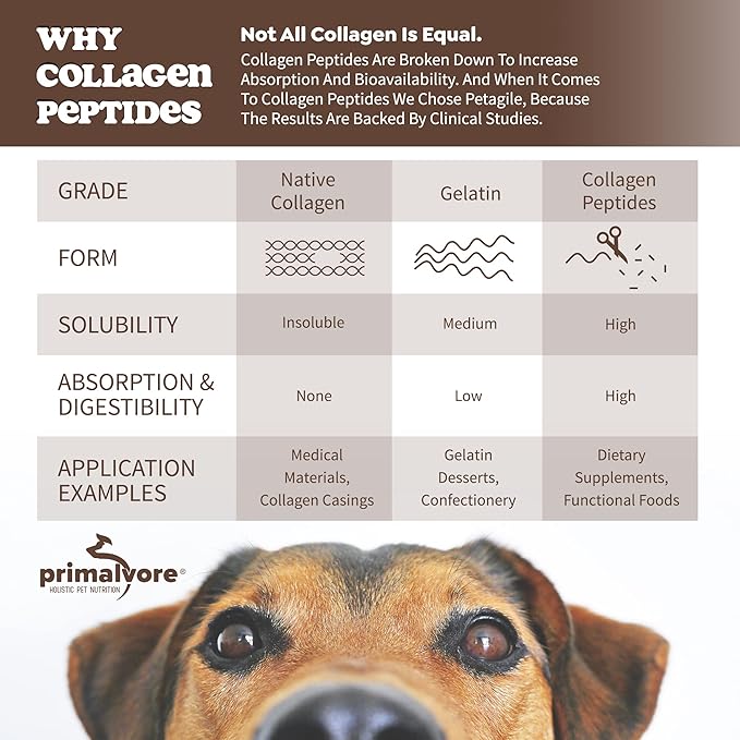 Primalvore Free-Range Bone Broth for Dogs &Cats, Mobility Formula w/Collagen Peptides to Help Support Hip & Joints, Digestion, Skin & Coat and Hydration, Human Grade, Made in USA. Chicken 2 Pack
