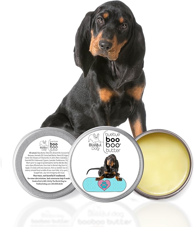 The Blissful Dog Coonhound Boo Boo Butter, 8-Ounce