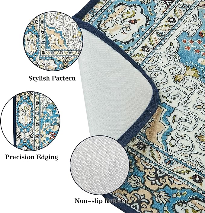 Qeils Washable Pee Pads for Dogs, Reusable Puppy Pads 72"x72" Super Absorbent Leakproof Extra Large Dog Training Pads, Non-Slip Potty Pads for Floor, Bed, Kennel, Whelping Pads Litter Mat