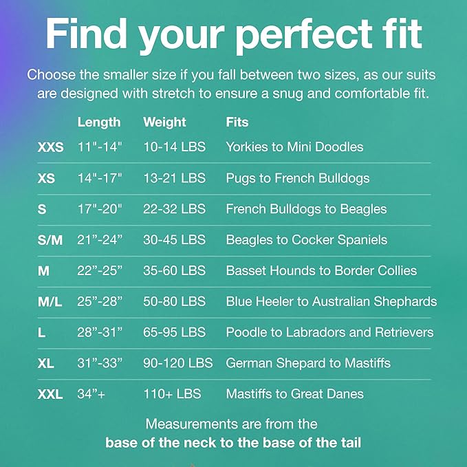 PupShield - Dog Surgery Recovery Suit Male and Female - All Dog Sizes - Easy to Use Anti Licking Design Breathable Comfortable - Spay & Neuter Recovery Suit - Surgical Onesie - Cone Alternative