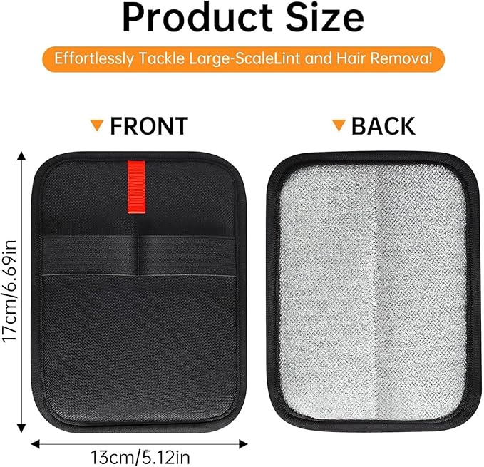 Upgraded Thickened Electrostatic Pet Hair Removal Gloves Brush,2025 New Reusable Cat Dog Hair Remover Grooming Gloves,Double Sided Washable Static Animal Fur Removal Tool for Couch,Carpet, Clothes,Car