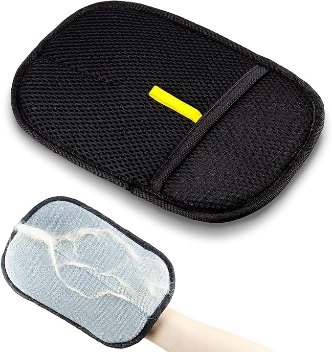 Pet Hair Removal Gloves Brush, Reusable Cat Dog Electrostatic Hair Remover Grooming Glove Tool