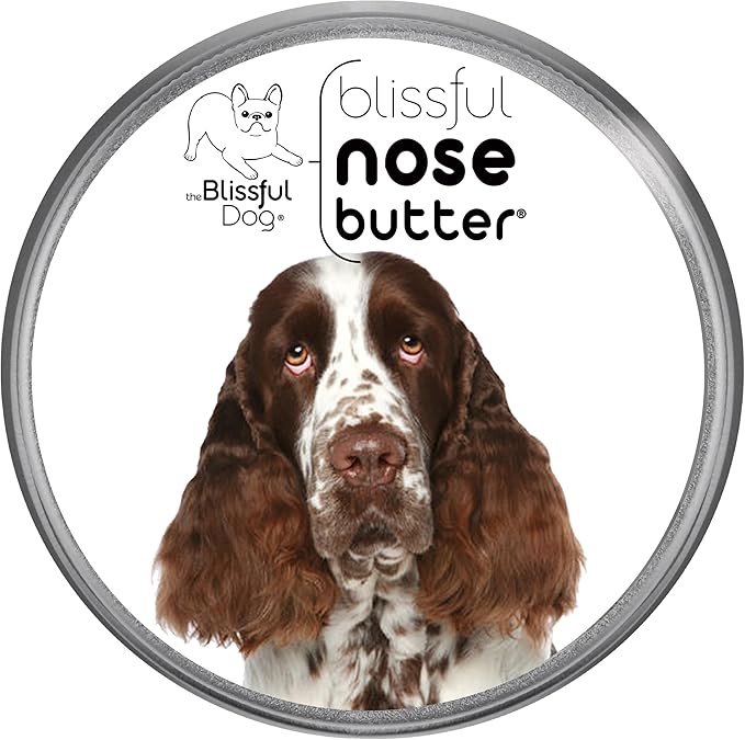 The Blissful Dog Springer Spaniel Unscented Nose Butter - Dog Nose Butter, 4 Ounce