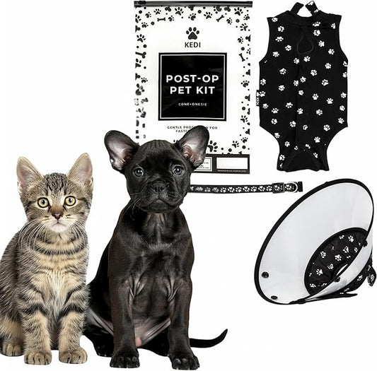 Soft Cone for Cats and Small Dogs - After Surgery Recovery Cat Cones with - Adjustable Non-Irritating Post Operative Comfortable Protective - Cat Cone Collar Soft to Stop Licking