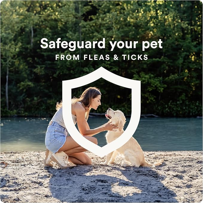 Ultra Flea And Tick Prevention For Dogs - Dog and Puppy Treatment and Control - Mosquito Repellent - Small, Fast Acting Waterproof Topical Drops, 4 Month Supply