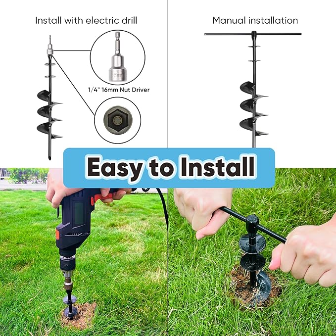 Heavy Duty Dog Tie-Out Cable and Stake for Yard Camping, with 30ft Heavy Duty Cable with Spring, for Small Medium Large Dogs up to 210 lbs, 360°Swivel Dog Run- No Tangle, Spiral Dog Stake