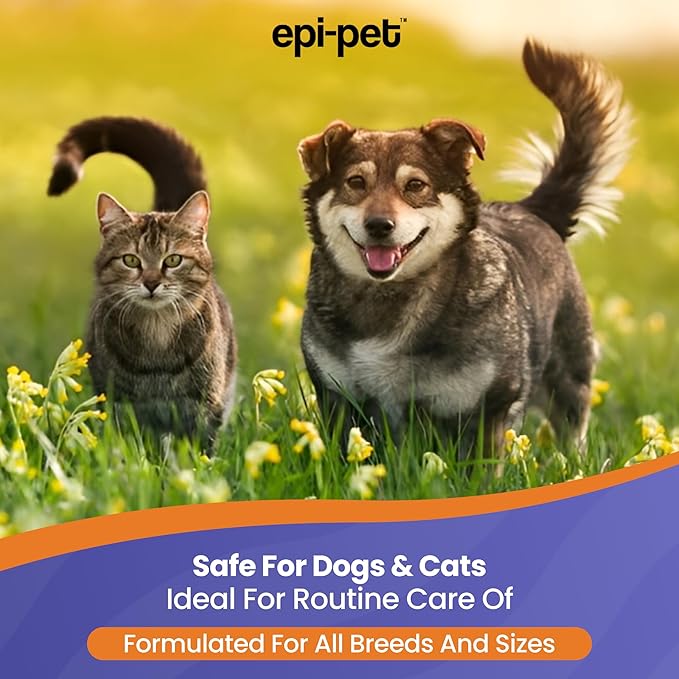 Dog & Cat Ear Cleaner Solution with Aloe Vera & Tea Tree Oil – Removes Itchy Ear Wax, Debris, Odor – Ears Wash, Drops & Flush for Pets, Dog Ears Cleaning, Cat Cleaner (16 oz- Pack of 2)