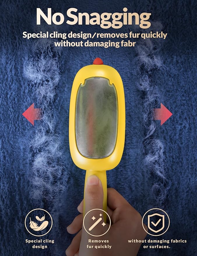 Reusable Lint Remover,Lint Brush,Pet Hair Removal Tool for Clothes,Couch,Car and Laundry,Portable,Washable Pet-Hair Remover for Cats and Dogs,Lints Brush with Cover,No Need Sticky Lint Roller Refills