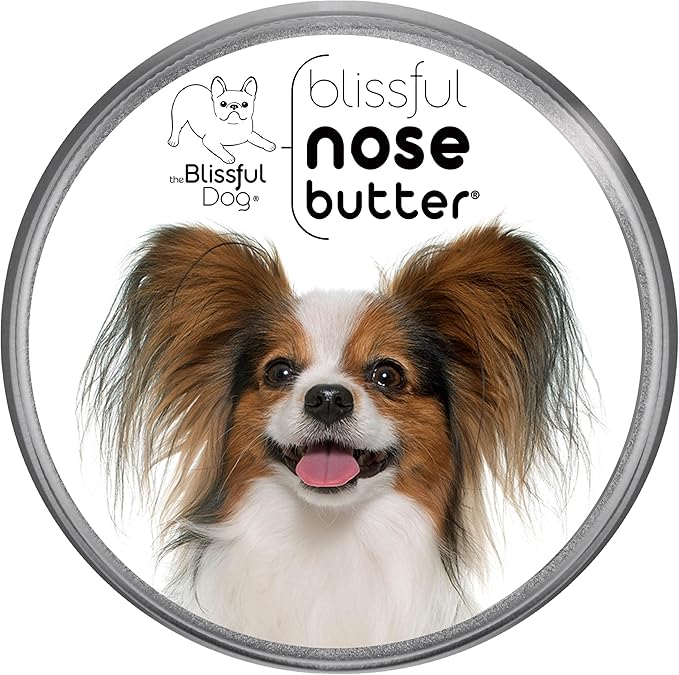 The Blissful Dog Papillon Unscented Nose Butter - Dog Nose Butter, 4 Ounce