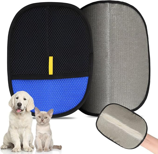 Pet Hair Remover Glove,Washable Cat Dog Hair Remover Tool for Furniture Bed Sheets Couch Clothes Carpet Car Seat 1PC