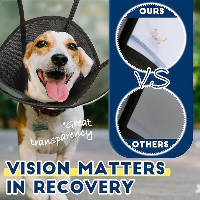 Soft Dog Cone Collar, Comfortable Pet Recovery Neck Collars After Surgery for Extra Large Dogs, Plastic Breathable Elizabethan Dog Head Circle Stop Licking, Adjustable Cones 30cm Long (XL Pink)