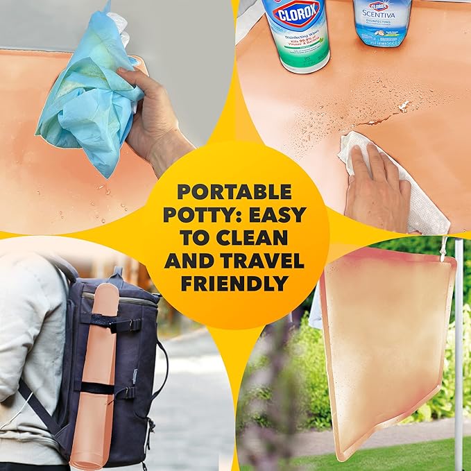 TidyFriend Dog Pee Pad Holder Tray Fits for 24” x 24” Wee Wee Pee Pads - Stable Grip, Raised Edges, Quick-Wipe Silicone Surface Dog Potty Tray Holder for Indoor Flooring Protection (Beige)