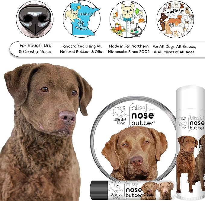 The Blissful Dog Chesapeake Bay Retriever Unscented Nose Butter, 16oz