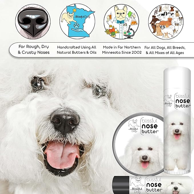 The Blissful Dog Bichon Frise Unscented Nose Butter, 16oz