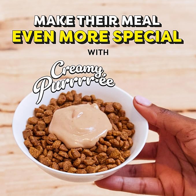 Temptations Creamy Puree Squeezable Lickable Wet Cat Treats with Beef Liver, 0.42 oz. Tubes, 4 Count, Pack of 11 (44 Total)