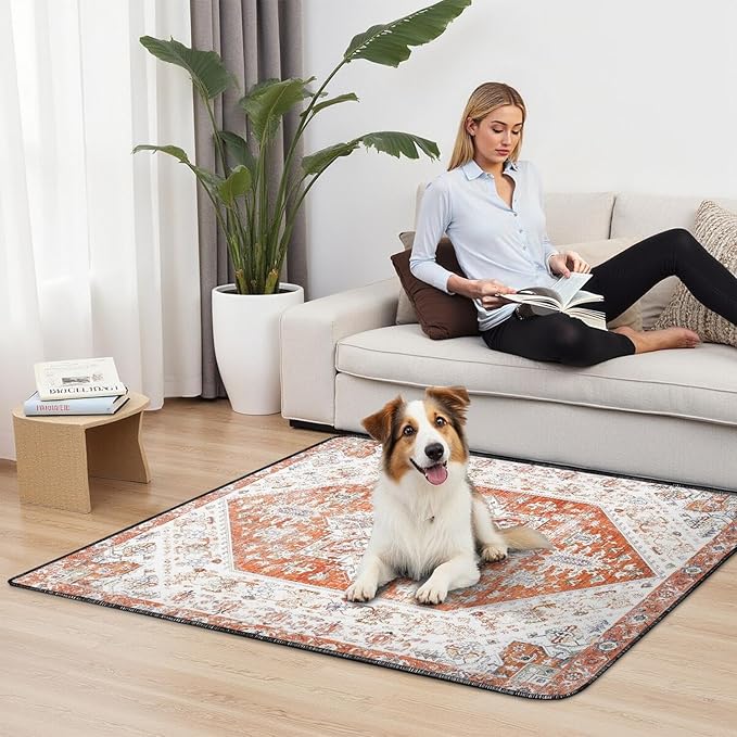 Washable Pee Pads for Dogs 2 Pack, Absorbent Reusable Puppy Pads Waterproof, Leakproof & Non-Slip Whelping Pad, Potty Training Pads for Dogs Playpen Mat 48x48