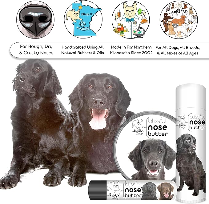 The Blissful Dog Flat Coat Retriever Unscented Nose Butter, 16oz