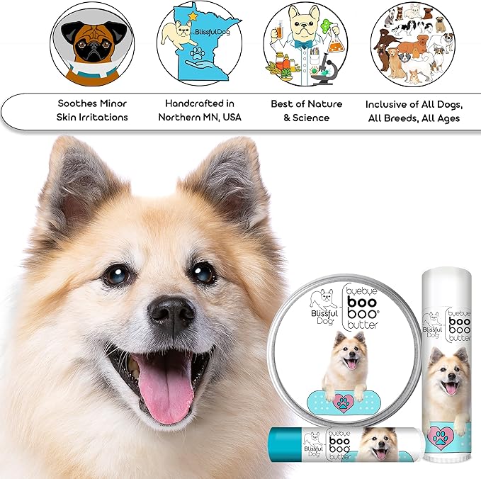 The Blissful Dog Icelandic Sheepdog Boo Boo Butter, 8 Ounce