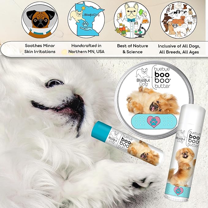 The Blissful Dog 2 oz TIN Pekingese Booboo Butter