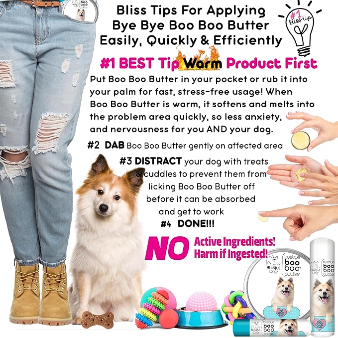 The Blissful Dog Icelandic Sheepdog Boo Boo Butter, 4 Ounce