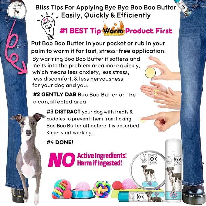 The Blissful Dog Italian Greyhound Boo Boo Butter, 0.50-Ounce