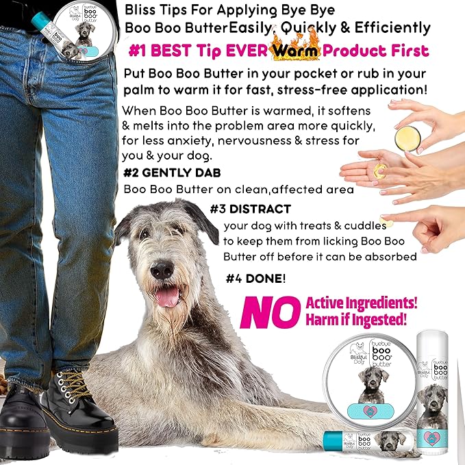 The Blissful Dog Irish Wolfhound Boo Boo Butter, 4 Ounce