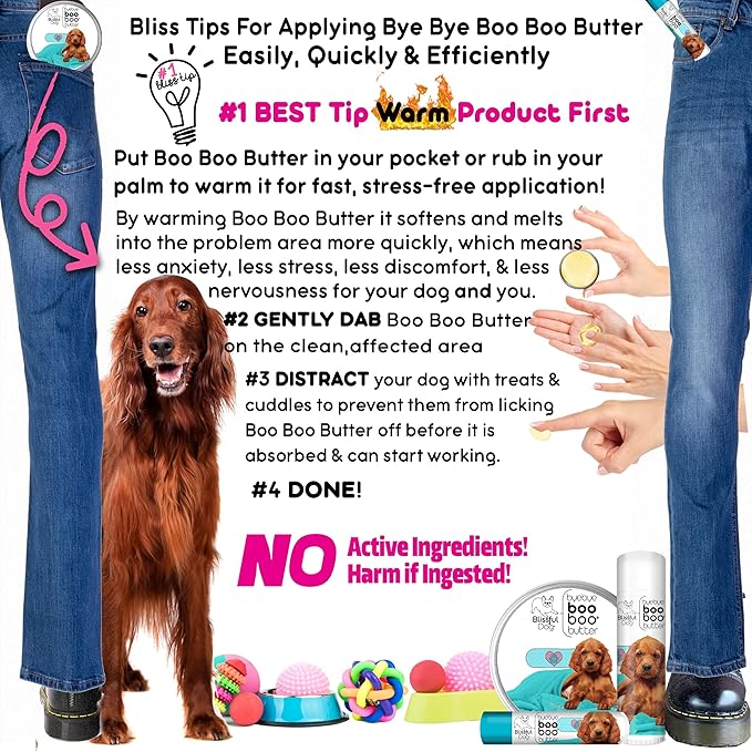 The Blissful Dog Irish Setter Boo Boo Butter, 4 Ounce