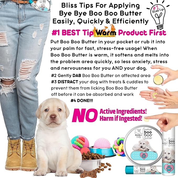 The Blissful Dog 8 oz TIN Labrador Retriever Booboo Butter