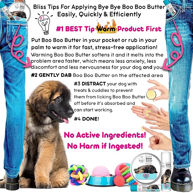The Blissful Dog Leonberger Boo Boo Butter, 4-Ounce