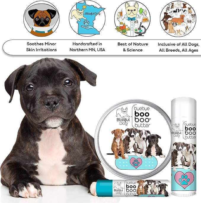 The Blissful Dog Staffordshire Pitbull Terrier Boo Boo Butter, 0.50-Ounce
