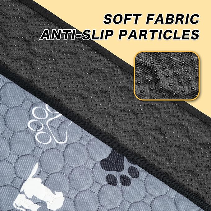 Washable Pee Pads for Dogs 65"x48", Extra Large Reusable Puppy Pads, Waterproof Pet Pee Pads for Dog Potty Training, Extra Large Dog Pee Pads for Crate, Playpen, and Whelping, Durable and Absorbent