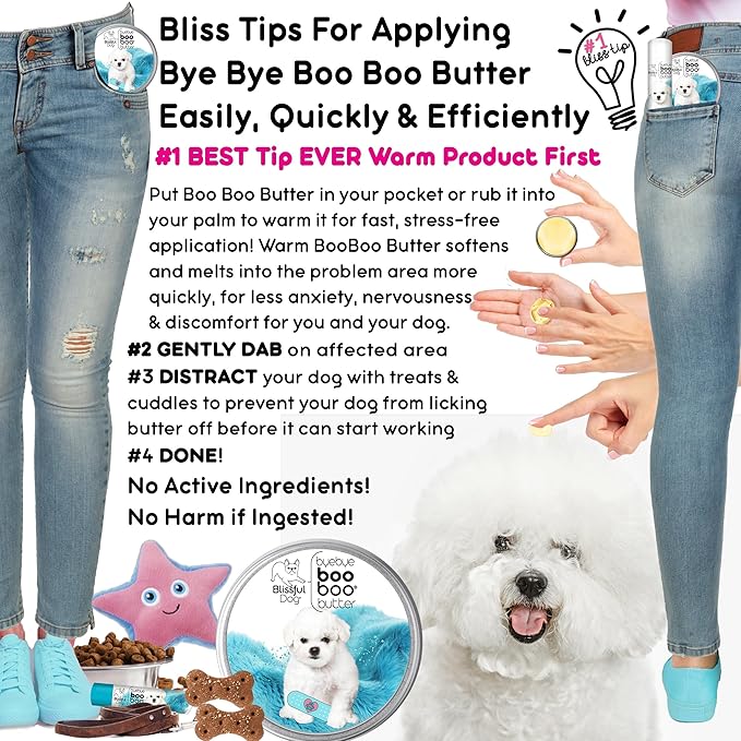 The Blissful Dog Bichon Frise Boo Boo Butter, 2-Ounce